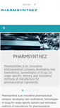 Mobile Screenshot of en.pharmsynthez.com